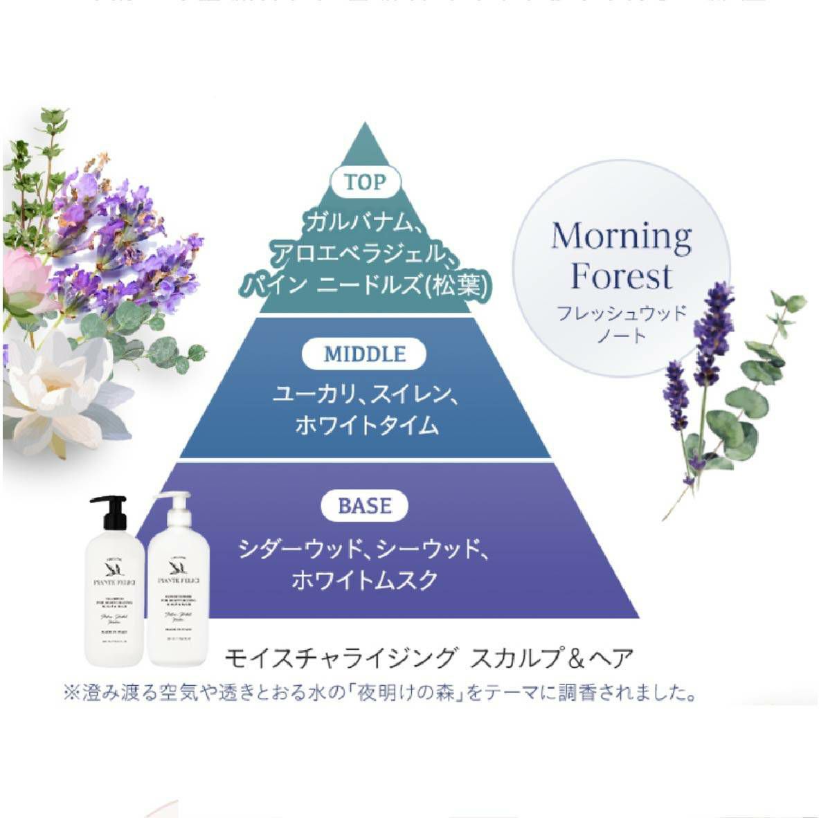 リブインコンフォート PIANTE FELICI (ピアンテフェリーチ) オーガニックシャンプー スカルプ&ヘア ドライヘア用