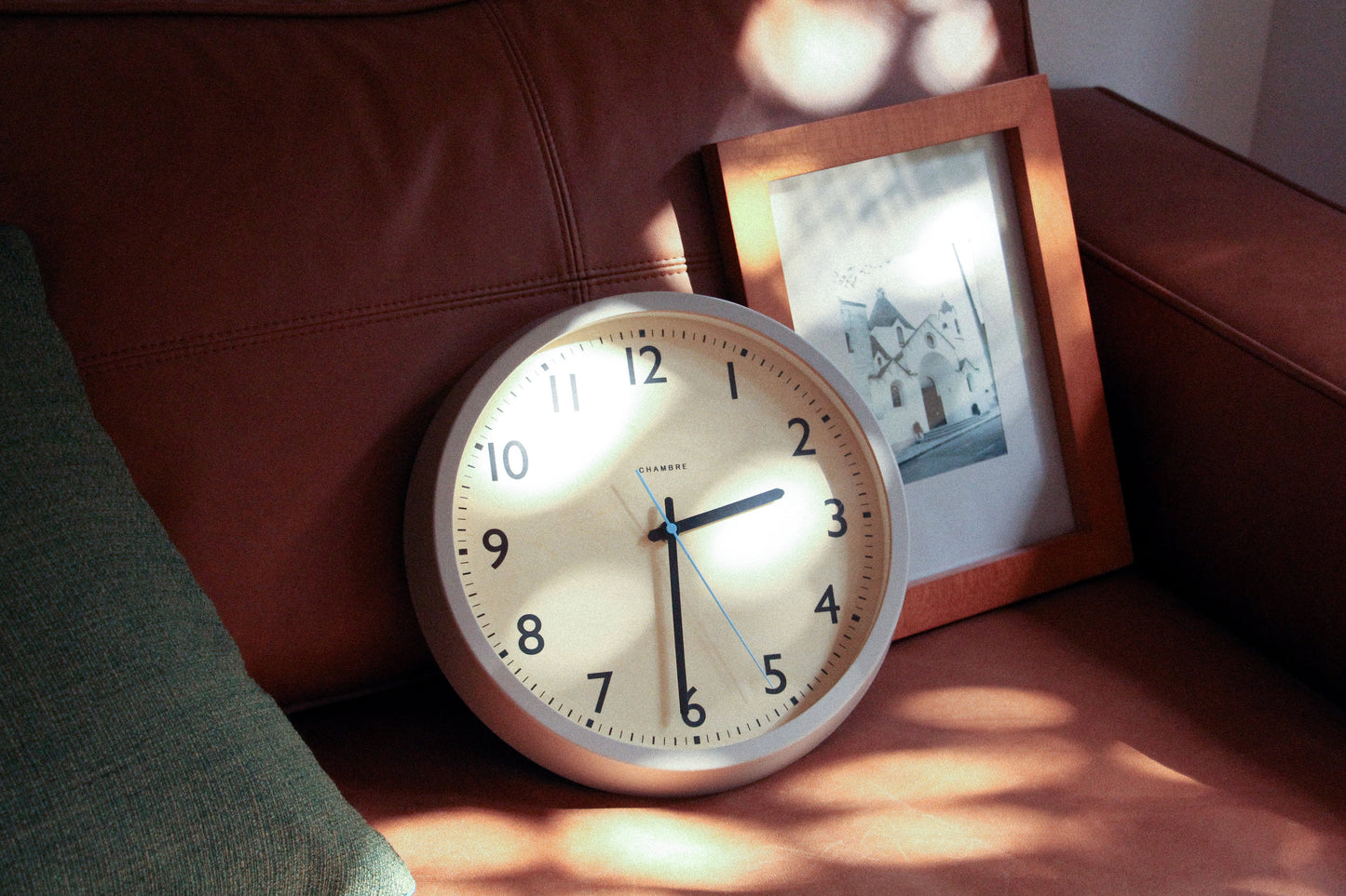 アーガス CHAMBRE DROP CLOCK 電波時計 ウォームグレイ WARM GRAY