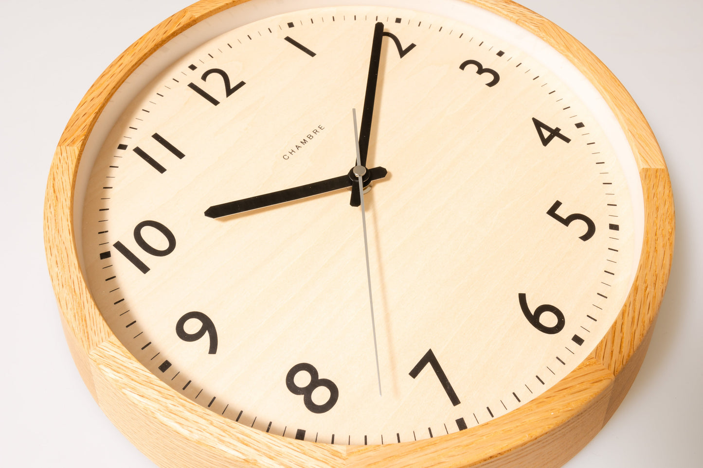 アーガス CHAMBRE DROP CLOCK 電波時計 オーク OAK