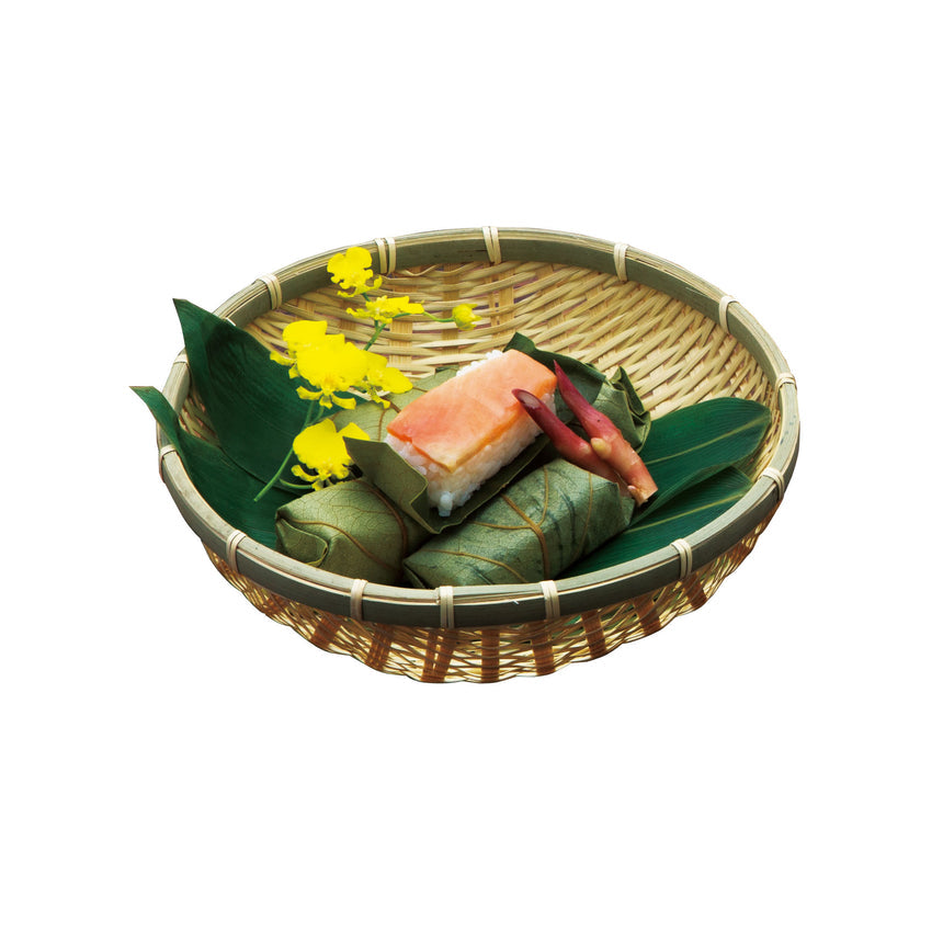 ヤマコー おわん型竹ザル 白 15cm