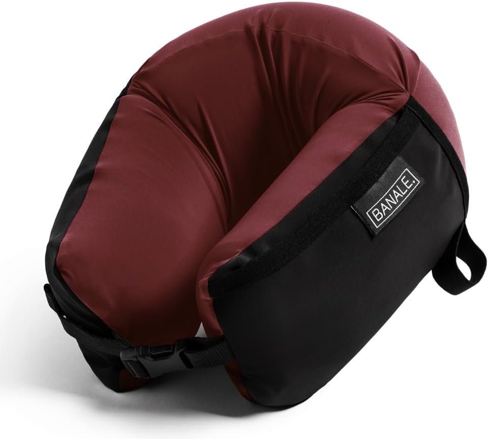マークスインターナショナル BANALE OMNI PILLOW WINE RED ネック ピロー BA-001WR