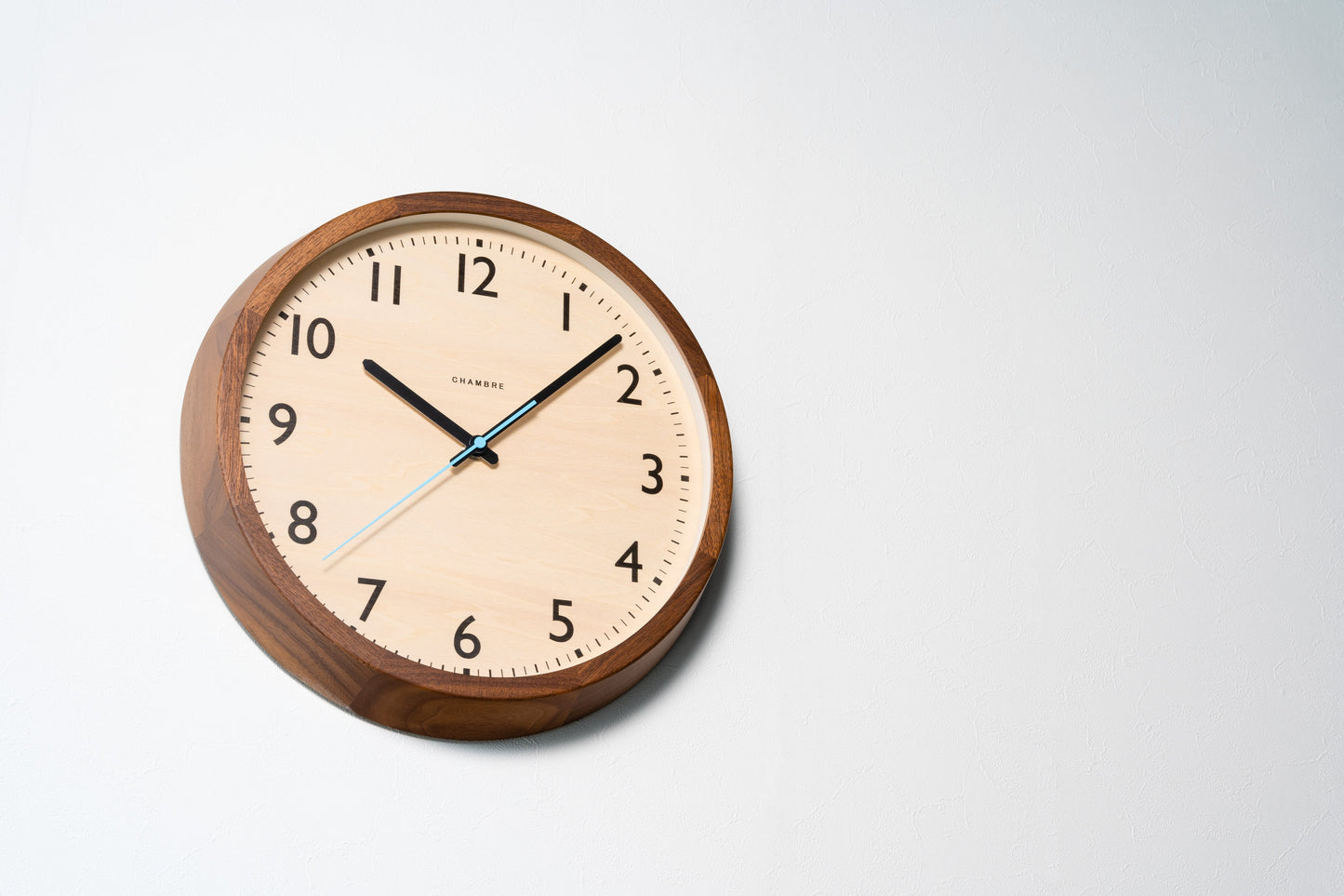 アーガス CHAMBRE DROP CLOCK 電波時計 ウォルナット WALNUT