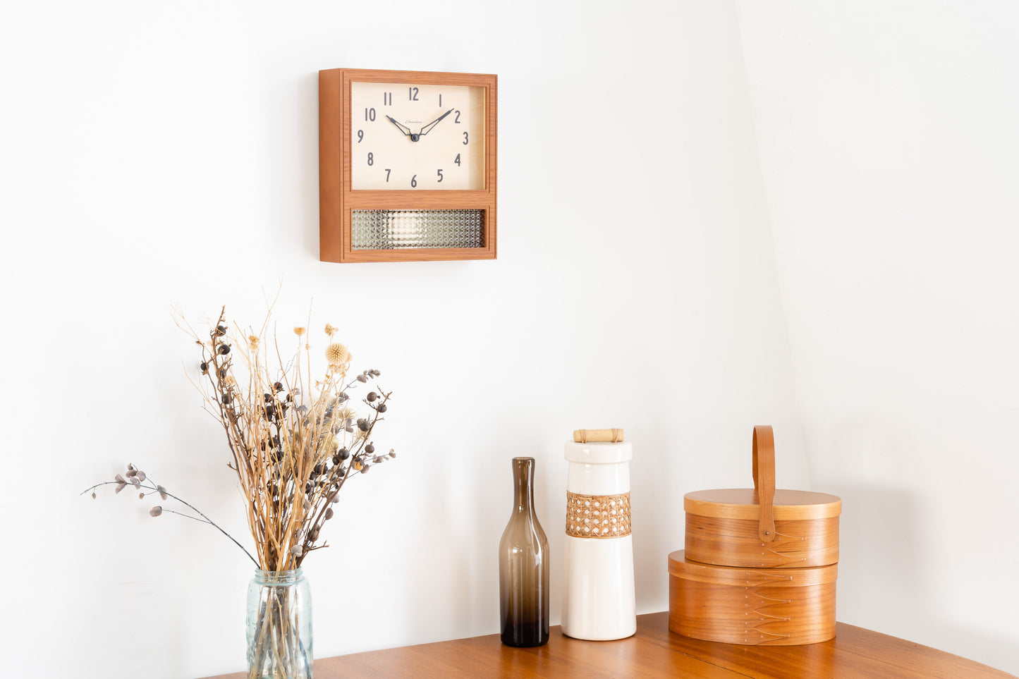 アーガス CHAMBRE COURT PENDULUM CLOCK 振り子時計 CAFE BROWN