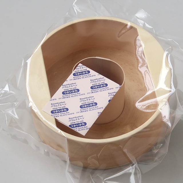 食べられないバウムクエヘン(ティッシュボックス)- Designed by Taku Satoh -