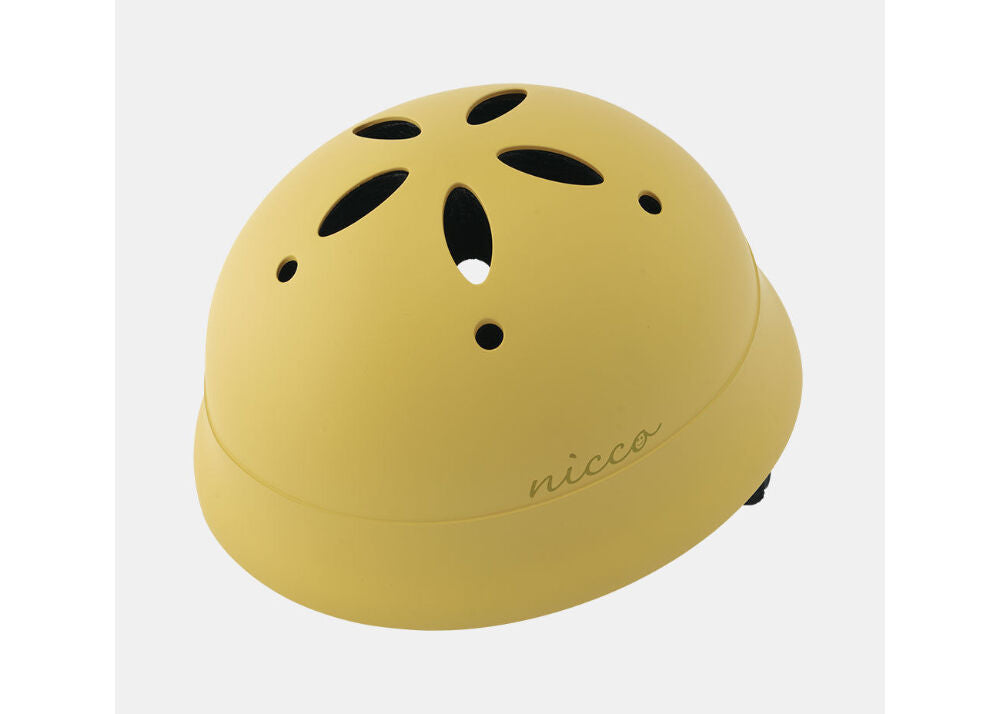 クミカ工業 Le Chic by nicco KM002LMY マットマスタード 47-52cm ヘルメット