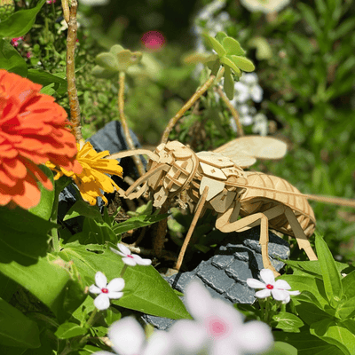 プラザクリエイト つくるんです® 09BUG 動くウッドパズル ポケットバグズ オオスズメバチ 3Dウッドパズル