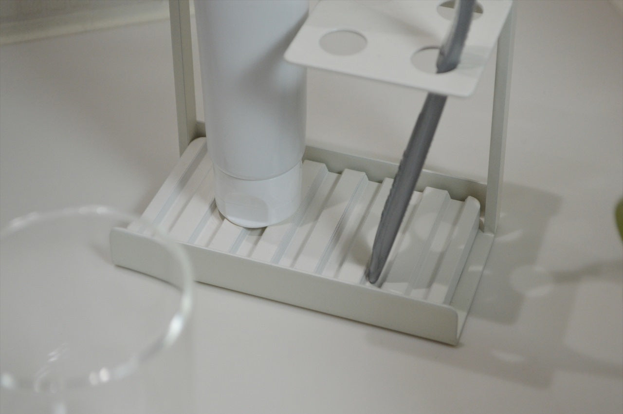 COLLEND コレンド Toothbrush Stand With Dry Tray 歯ブラシスタンド(ドライトレイ付) 歯ブラシ立て ハブラシスタンド ハブラシ立て TS