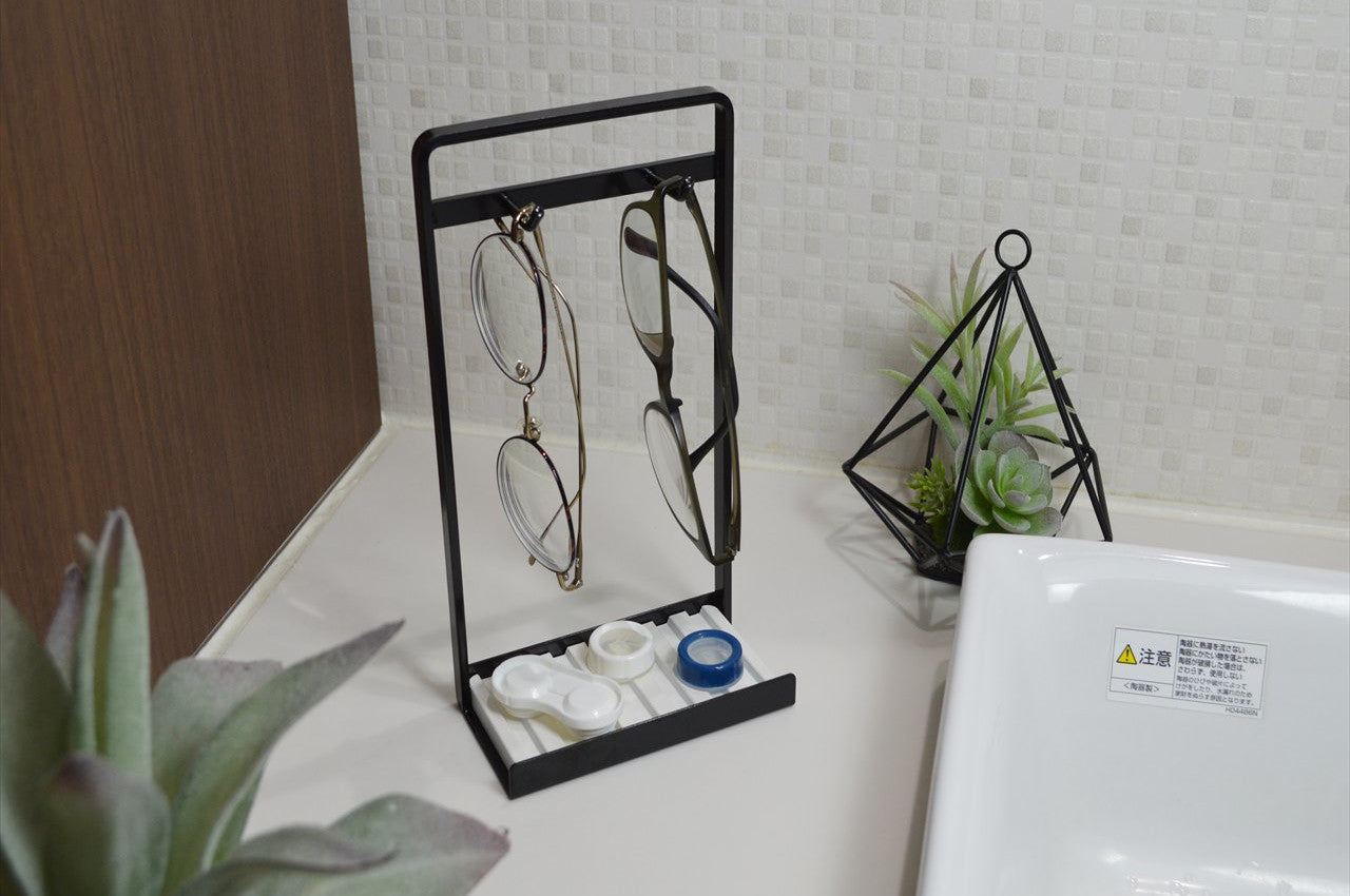 COLLEND コレンド Glasses Stand With Dry Tray メガネスタンド(ドライトレイ付)眼鏡スタンド めがねスタンド メガネ立て 眼鏡立て めがね立て GS