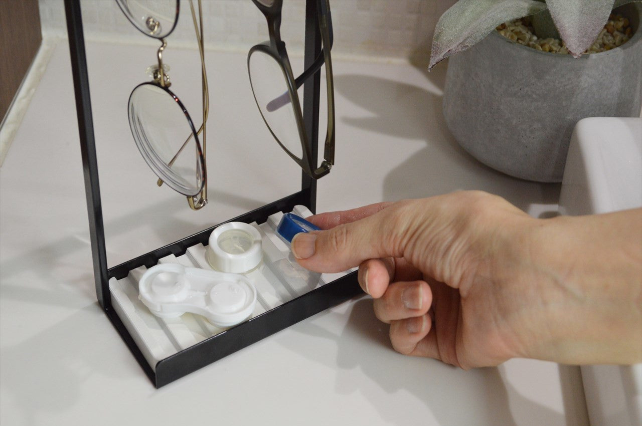 COLLEND コレンド Glasses Stand With Dry Tray メガネスタンド(ドライトレイ付)眼鏡スタンド めがねスタンド メガネ立て 眼鏡立て めがね立て GS