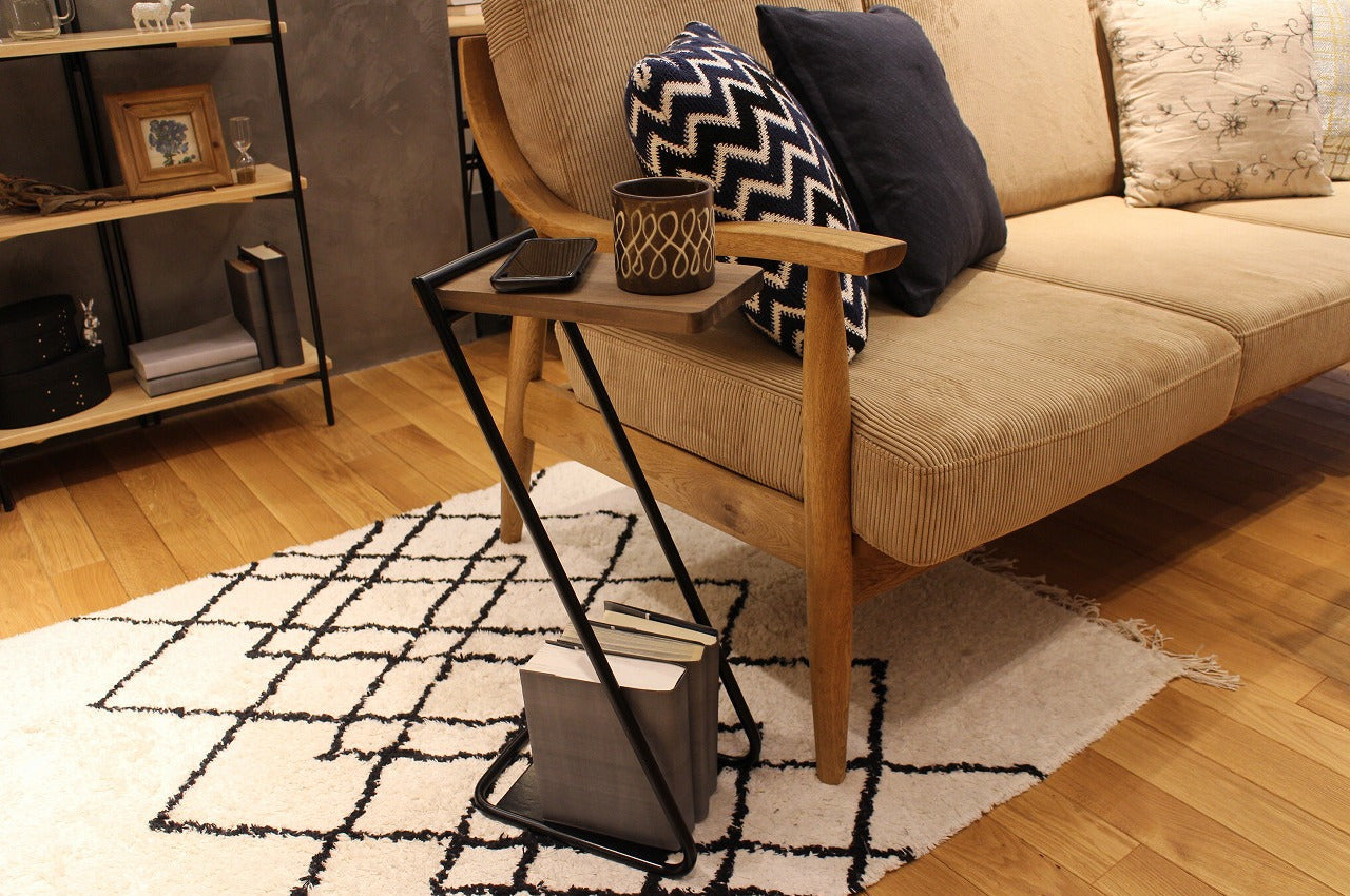 COLLEND コレンド Iron Leg Side Table High アイアンレッグサイドテーブル High テーブル サイドテーブル ベッドテーブル