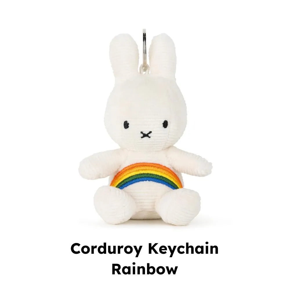 マークスインターナショナル Miffy 70周年 Corduroy Keychain Rainbow BON TON TOYS