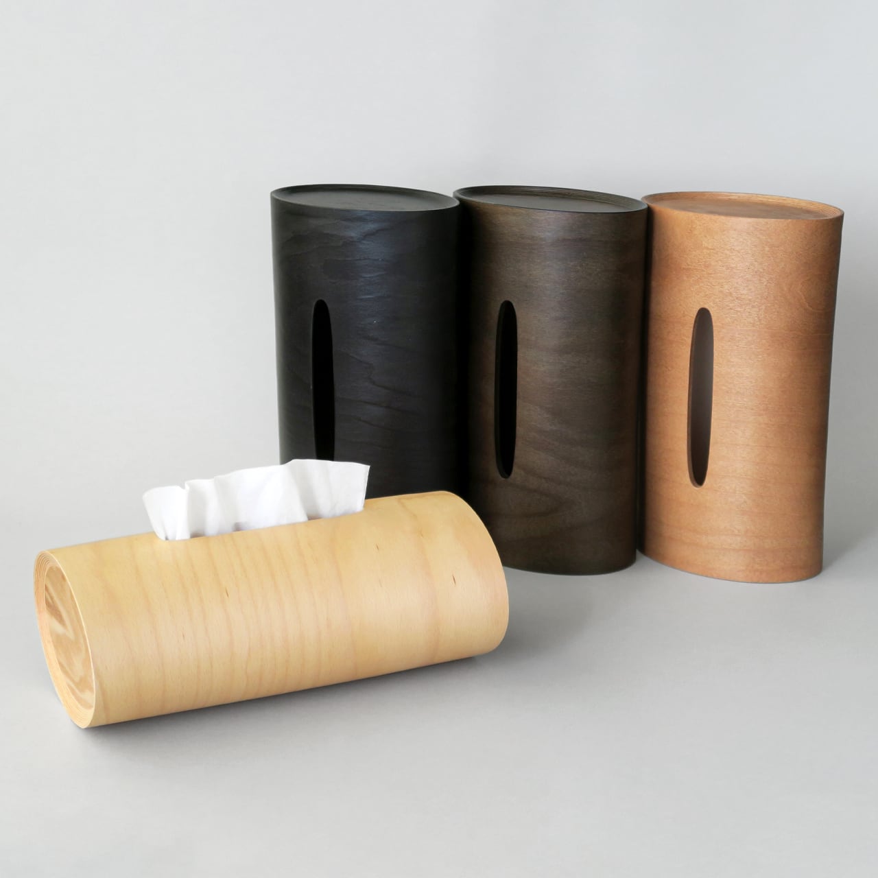 ブナコ ティッシュボックス SWING キャラメルブラウン