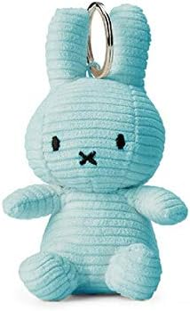 マークスインターナショナル BTT Miffy Corduroy Keychain Light Blue コーデュロイミッフィー 10cm BON TON TOYS