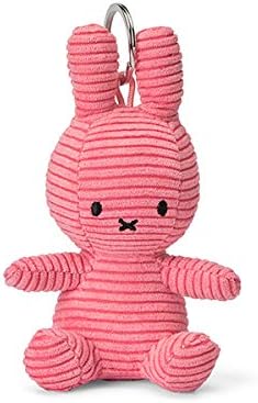 マークスインターナショナル BTT Miffy Corduroy Keychain Pink コーデュロイミッフィー 10cm BON TON TOYS