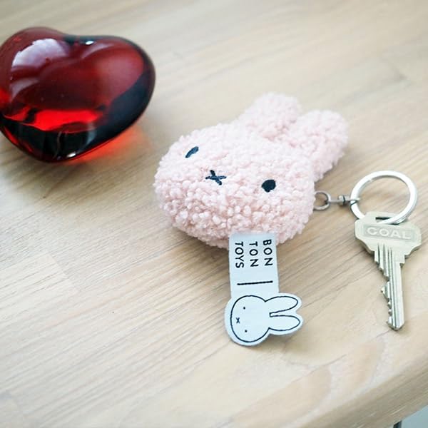 マークスインターナショナル BTT Miffy Tiny Teddy Keychain Pink ミッフィー BON TON TOYS