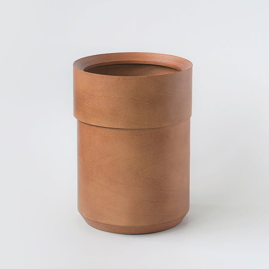 BUNACO 袋が見えないダストボックス キャラメルブラウン