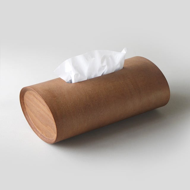 ブナコ ティッシュボックス SWING キャラメルブラウン