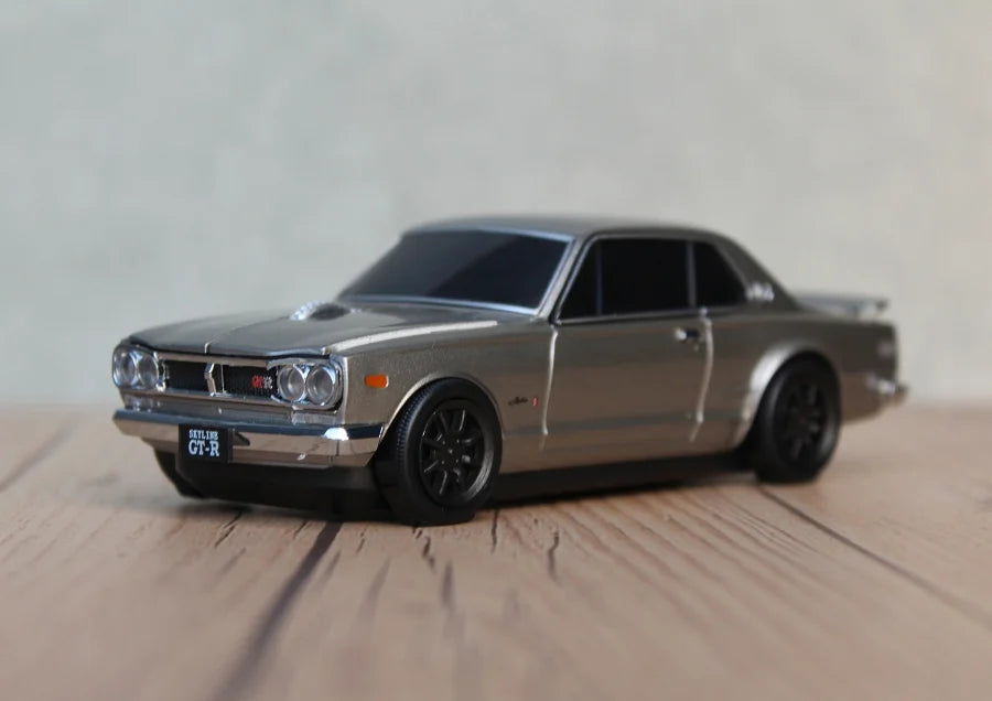 faith Nissan Skyline 2000 GT-R ハコスカ SILVER 無線式 クラシックプレミアムマウス シルバー