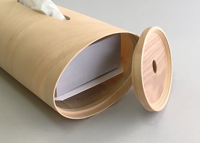 ブナコ ティッシュボックス SWING キャラメルブラウン