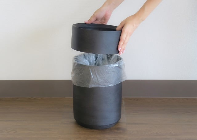 BUNACO 袋が見えないダストボックス ブラック