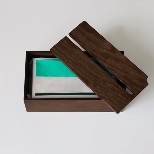 BUNACO ペーパータオル ボックス BUHAKO ダークブラウン