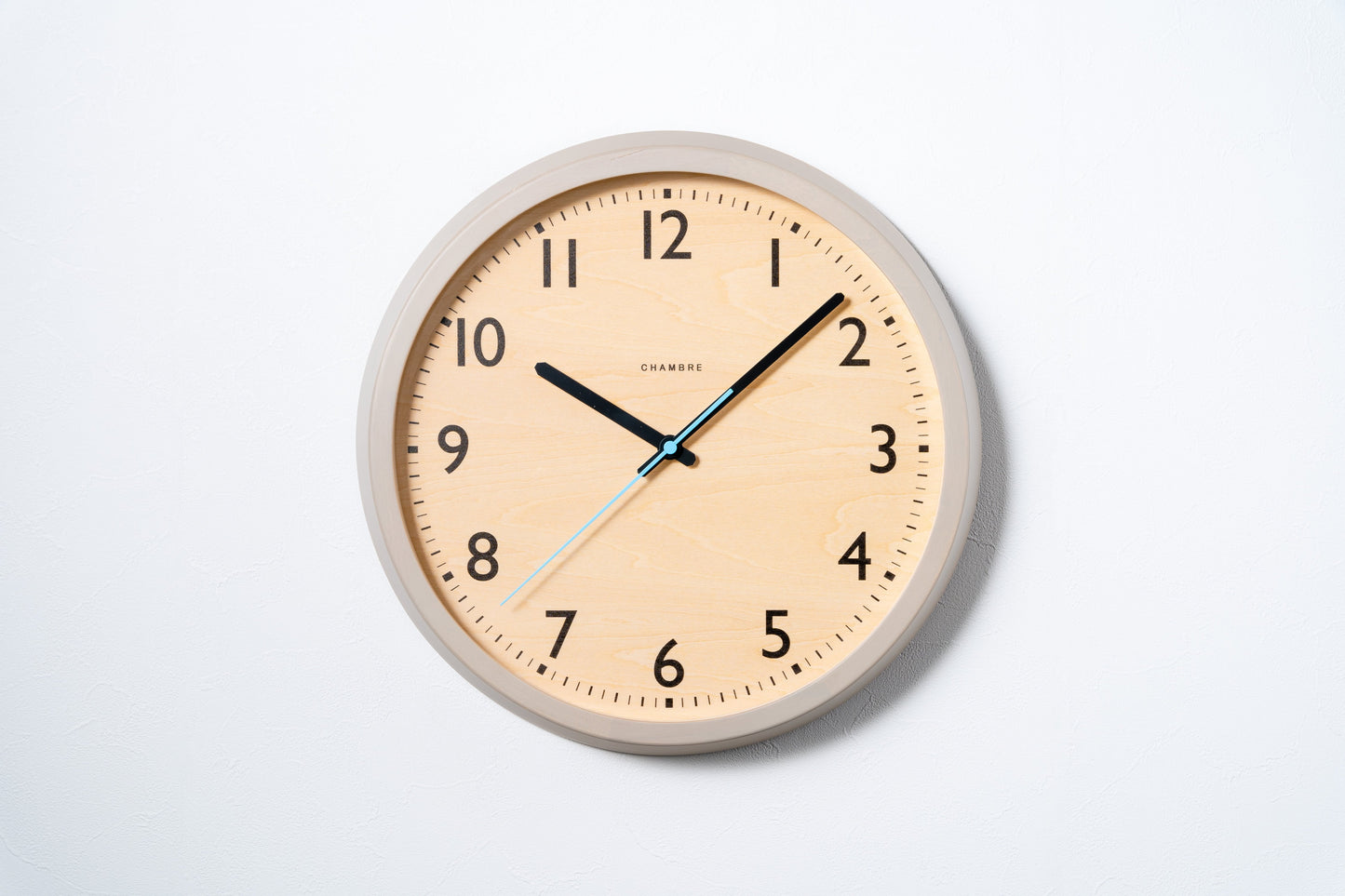 アーガス CHAMBRE DROP CLOCK 電波時計 ウォームグレイ WARM GRAY