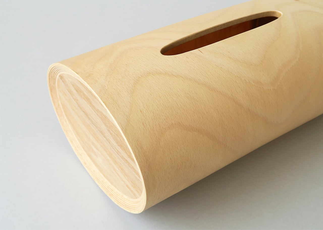 ブナコ ティッシュボックス SWING キャラメルブラウン