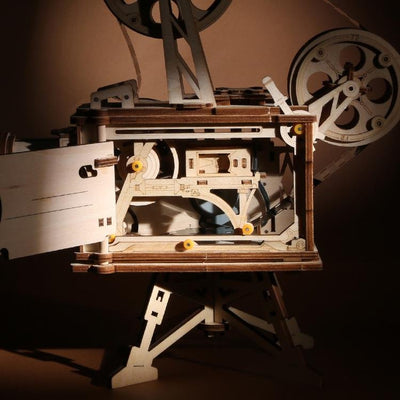 プラザクリエイト つくるんです® LK601 映写機 Robotime 3D ウッド